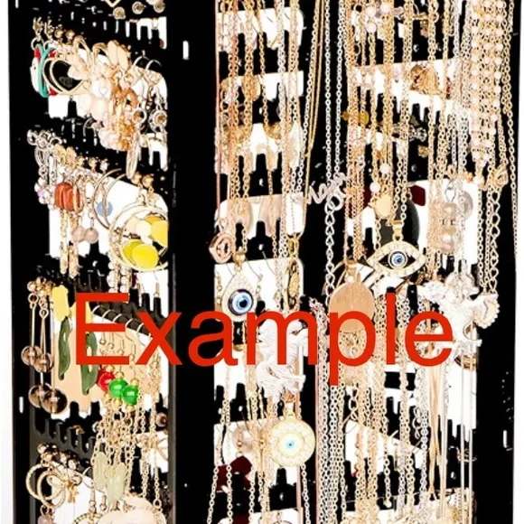 Rotating Jewelry Stand - Black - Picture 4 of 5